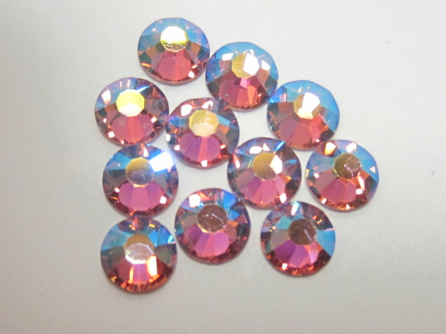 1 Gross 16ss LIGHT AMETHYST AB HOT FIX European Rhinestones